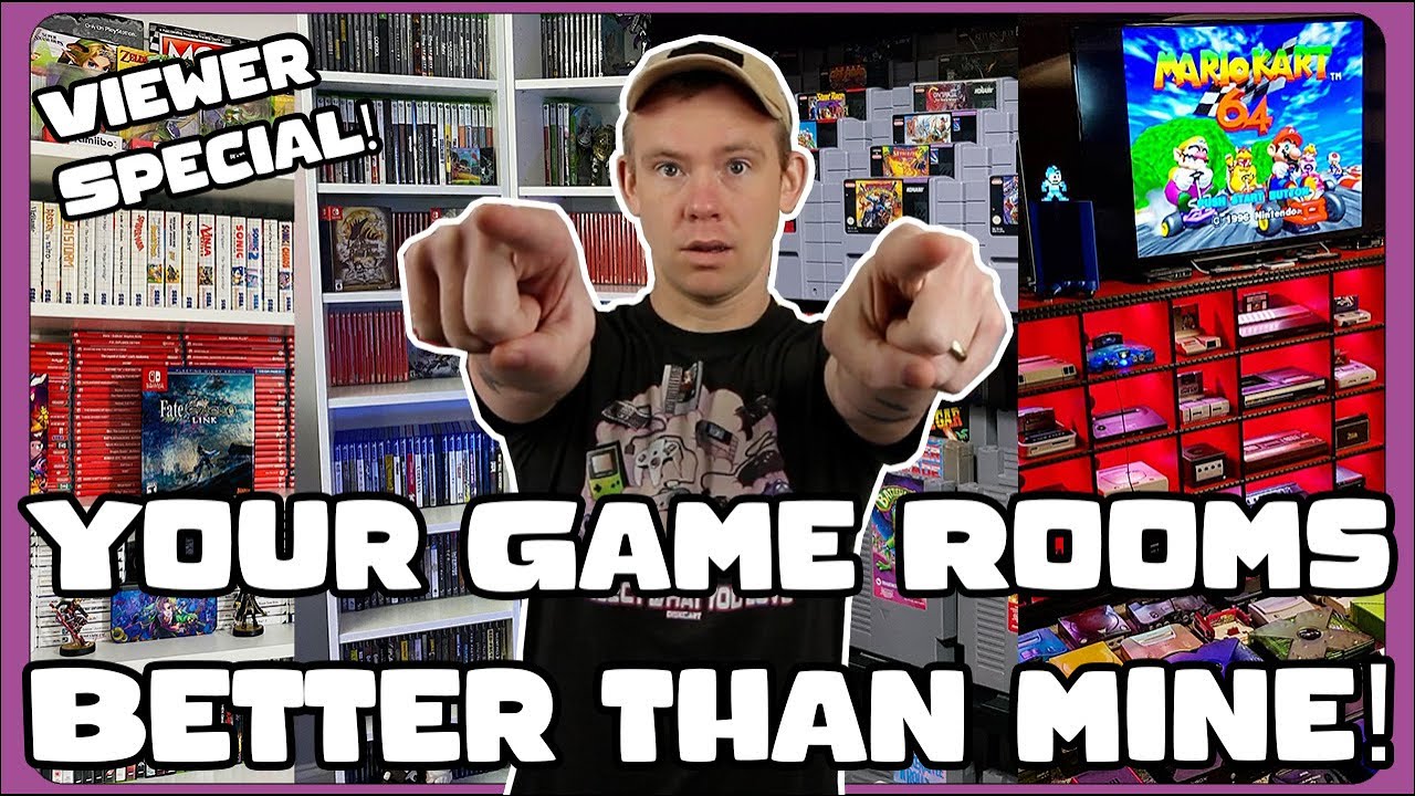 Viewer Game Room Tours ! 300 photos ! Amazing Game Collections! Game Room Ideas !