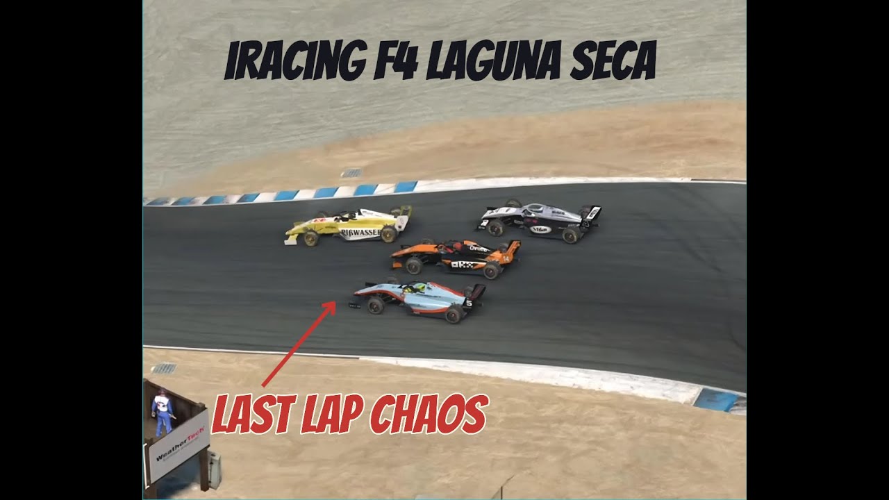 This Was NOT How I Expected It to End… | F4 Laguna Seca iRacing
