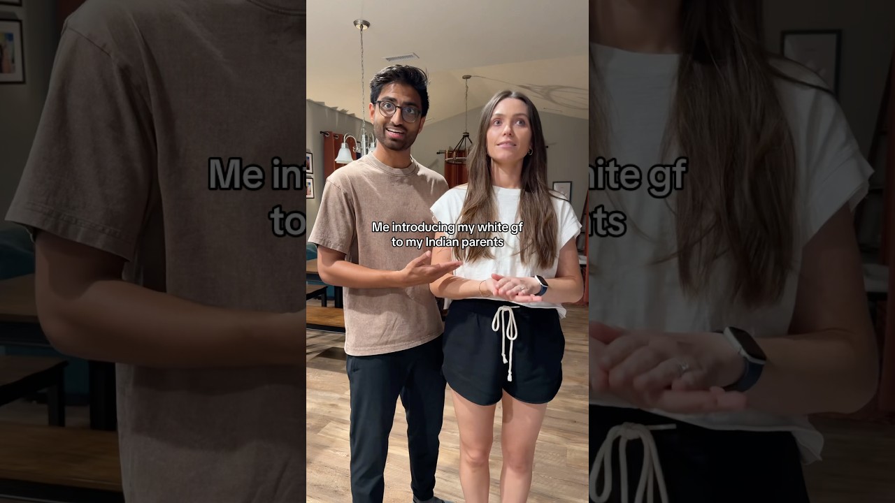 Telling my Indian parents about my white gf #shorts
