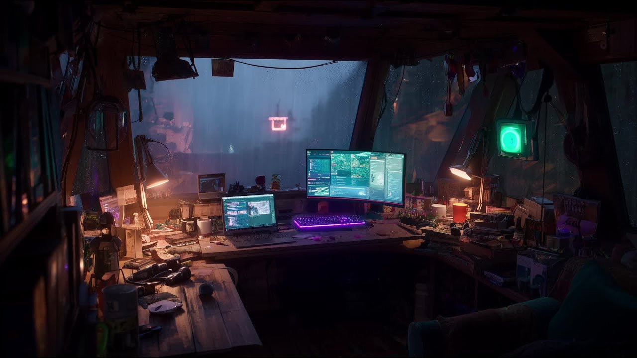 Ocean Outpost HOLLOWTIDE | immersive rain soundscape