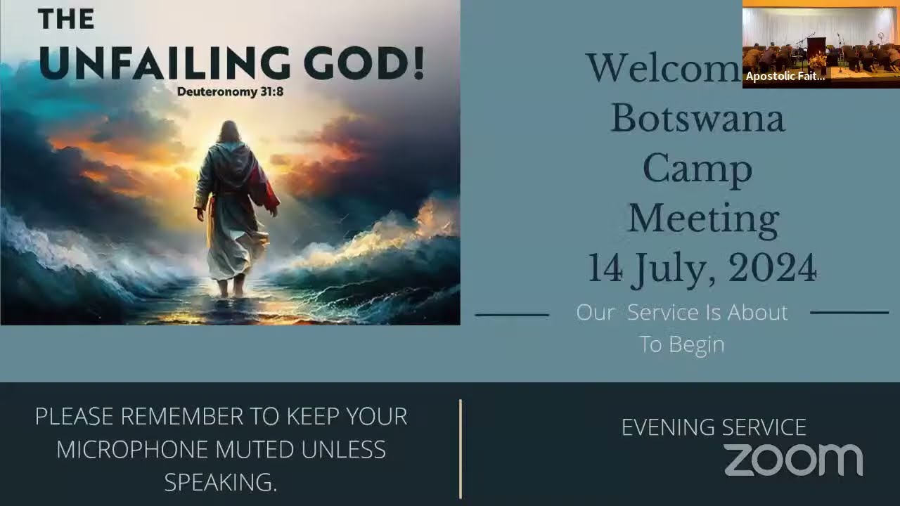 Botswana Annual Camp Meeting Evening Service 14.07.2024
