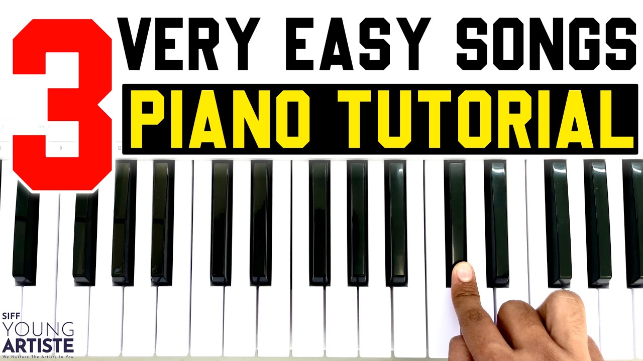 3 Very Easy Hindi Songs | Evergreen songs | Step By Step Piano Lesson | 