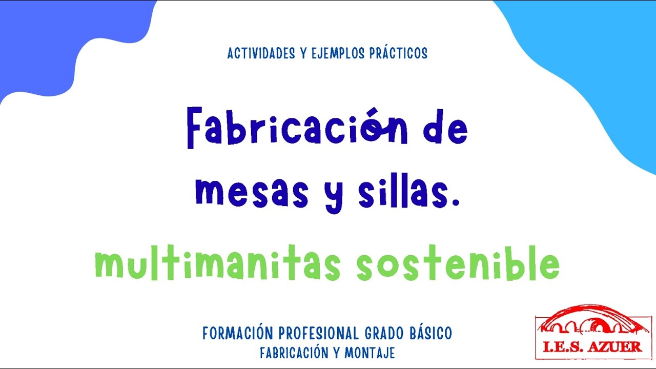 Fabricación de mobiliario con elementos de desguace como barriles o mesa.