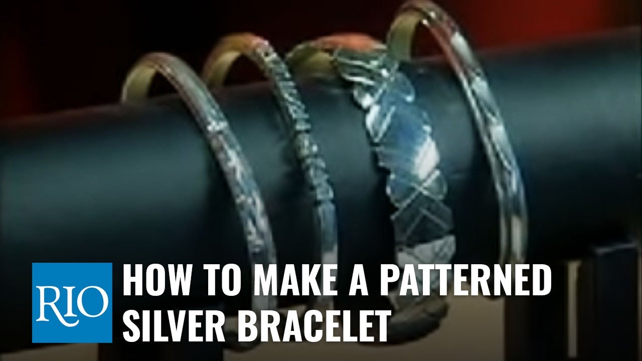 How To Make A Patterned Silver Bracelet