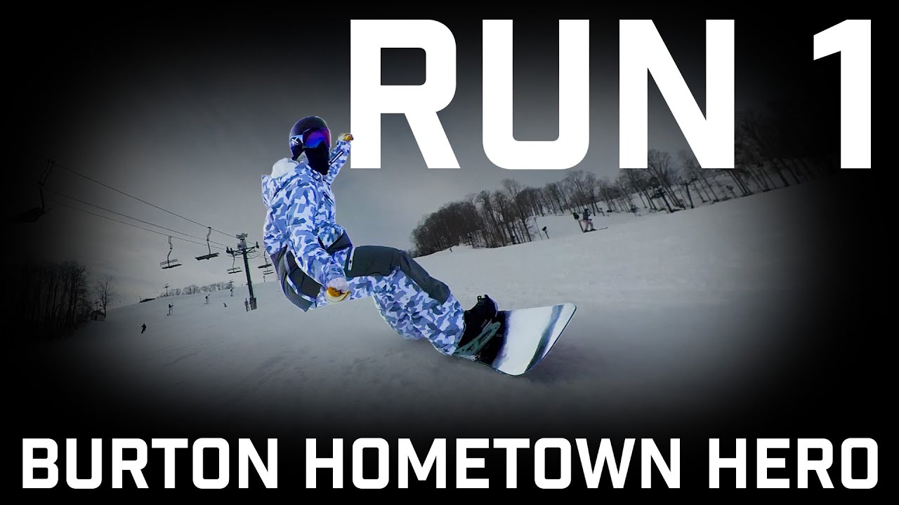 Run 1: Burton Hometown Hero Snowboard