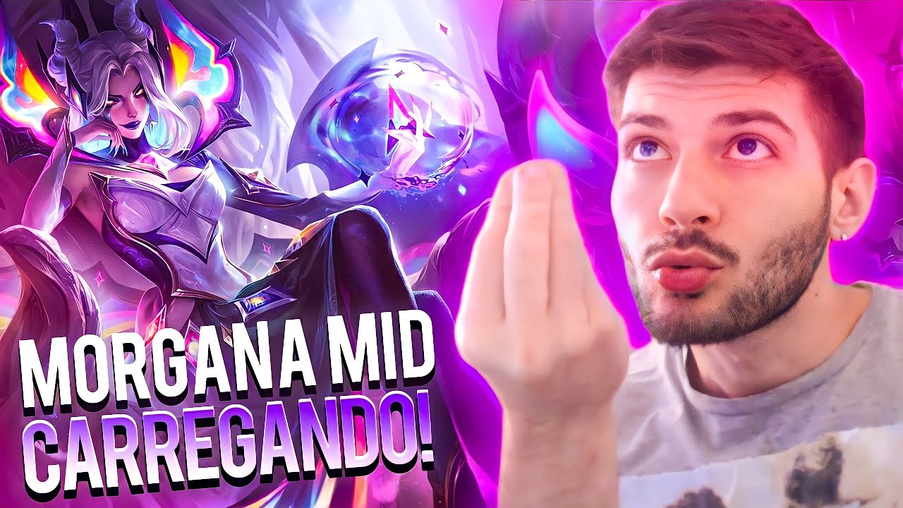 MONO MORGANA JOGANDO MID E JUNGLE PRA CARREGAR O JOGO | League Of Legends - Youpixel