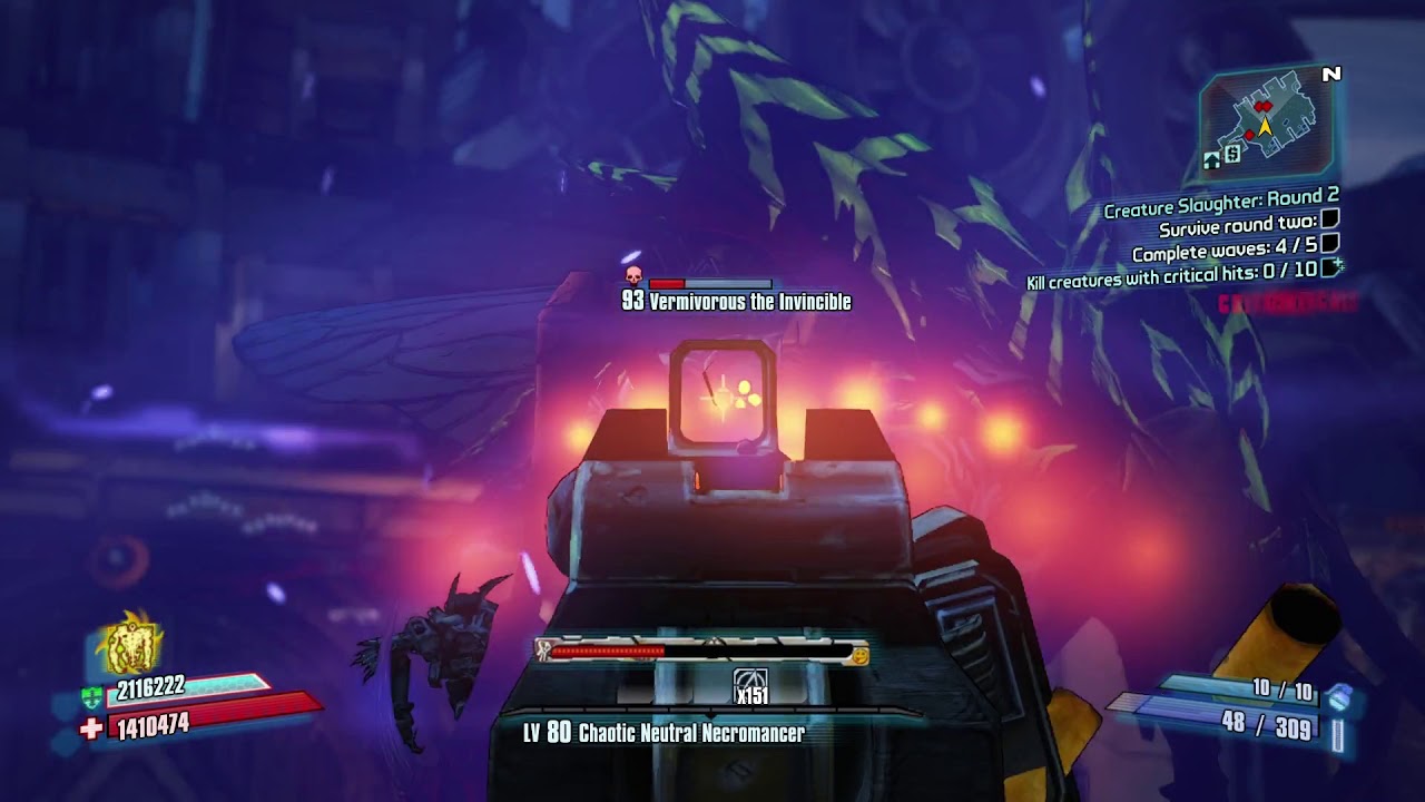 Borderlands 2 Vermivorous OP10 vs Gaige
