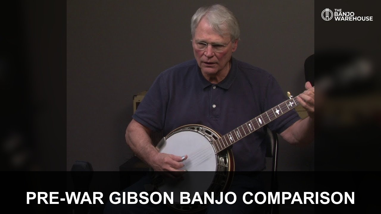 Pre war Gibson Banjo Comparison