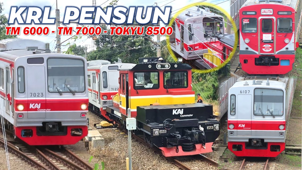 PERSIAPAN TOKYU 8500 JALITA KE AMBARAWA !! Update KRL INKA, TM 7022, TM 6007, TM 6031, Tokyu 8518 !