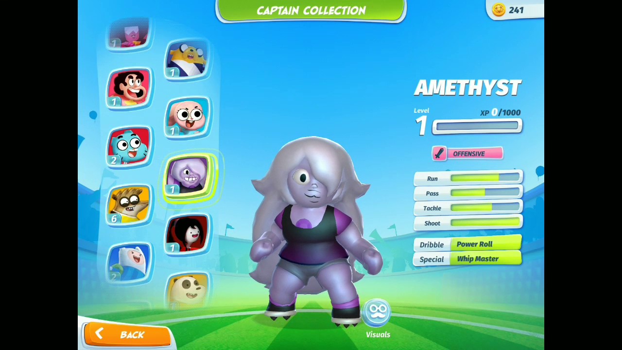 cartoon network superstar soccer GOAL! all character