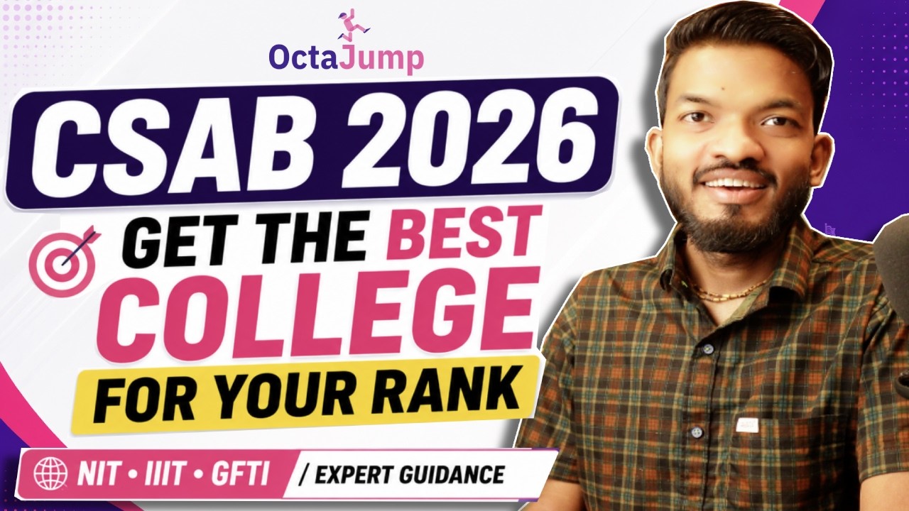 CSAB 2026: Get the Best College for Your Rank | OctaJump