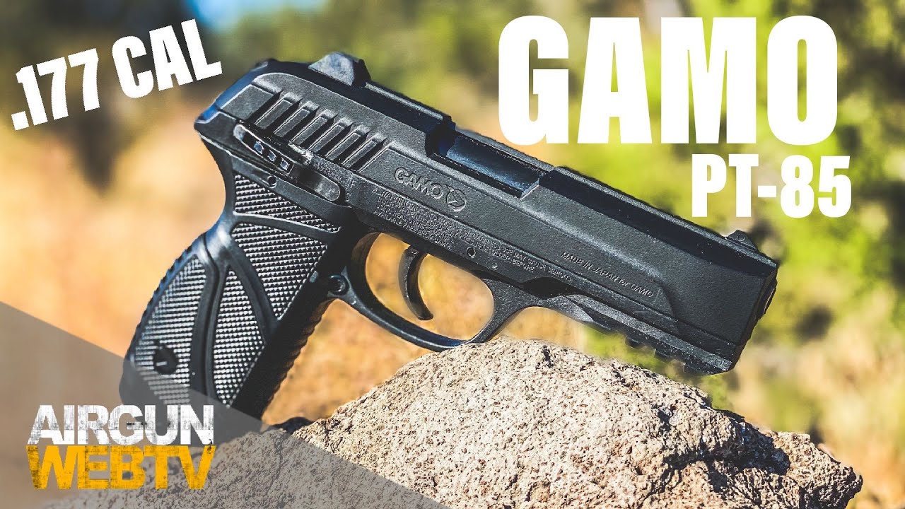 AIRGUN REVIEW - GAMO PT-85 - CO2 Pellet Pistol with Blowback
