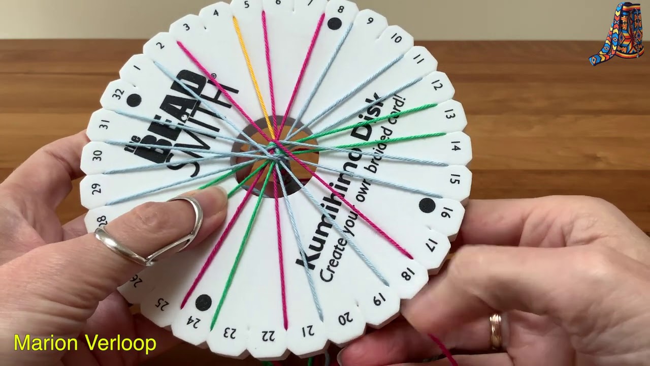 Изготовление шнура кумихимо из 24 нитей