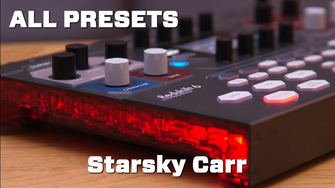 Redshift 6 // All Factory Presets // Sounds Only