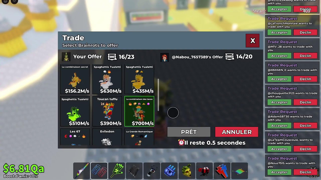 Live trade roblox 🔥🔥 et on fête les 4k 🎉🎉🎉🎉
