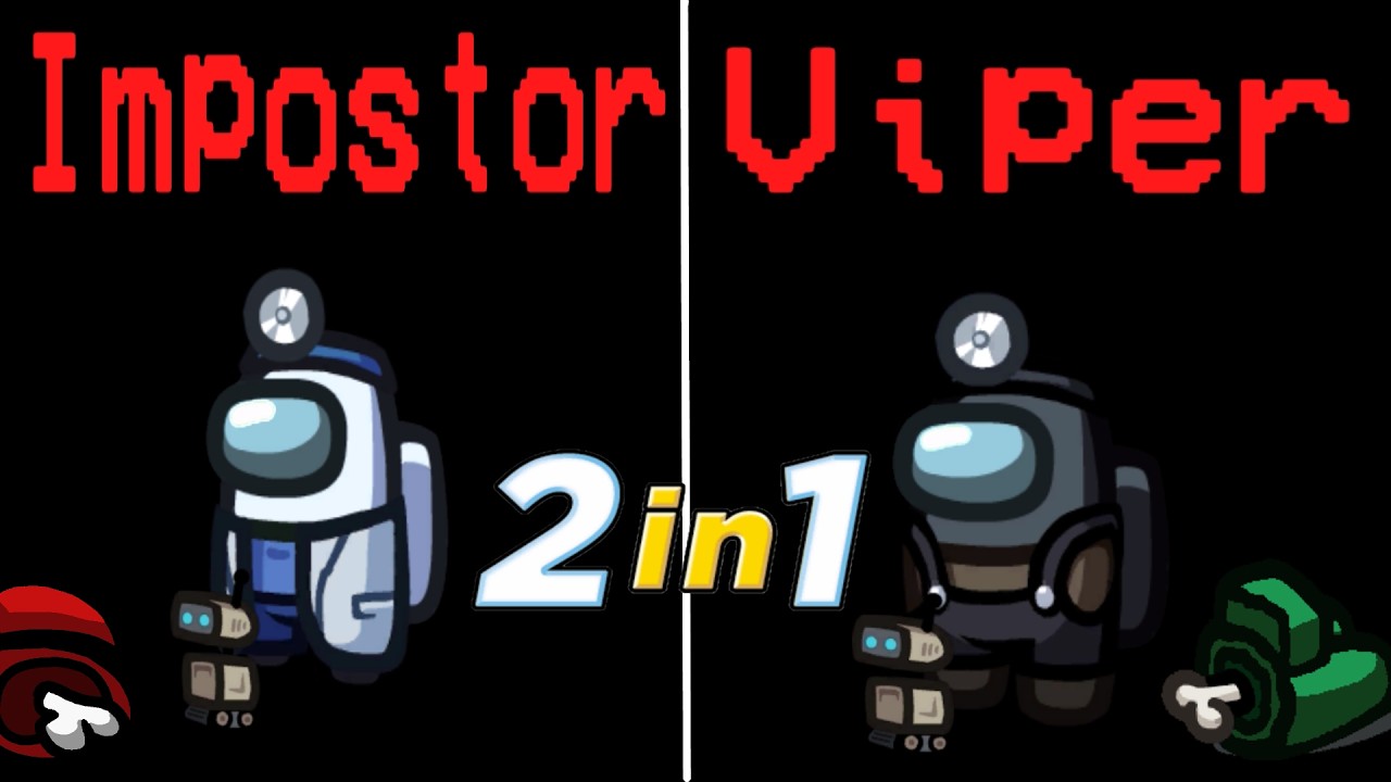 Among Us – 2 Impostor Games in One Video 🔥 | Impostor & Viper 🐍 | The Skeld 4K | No Commentary