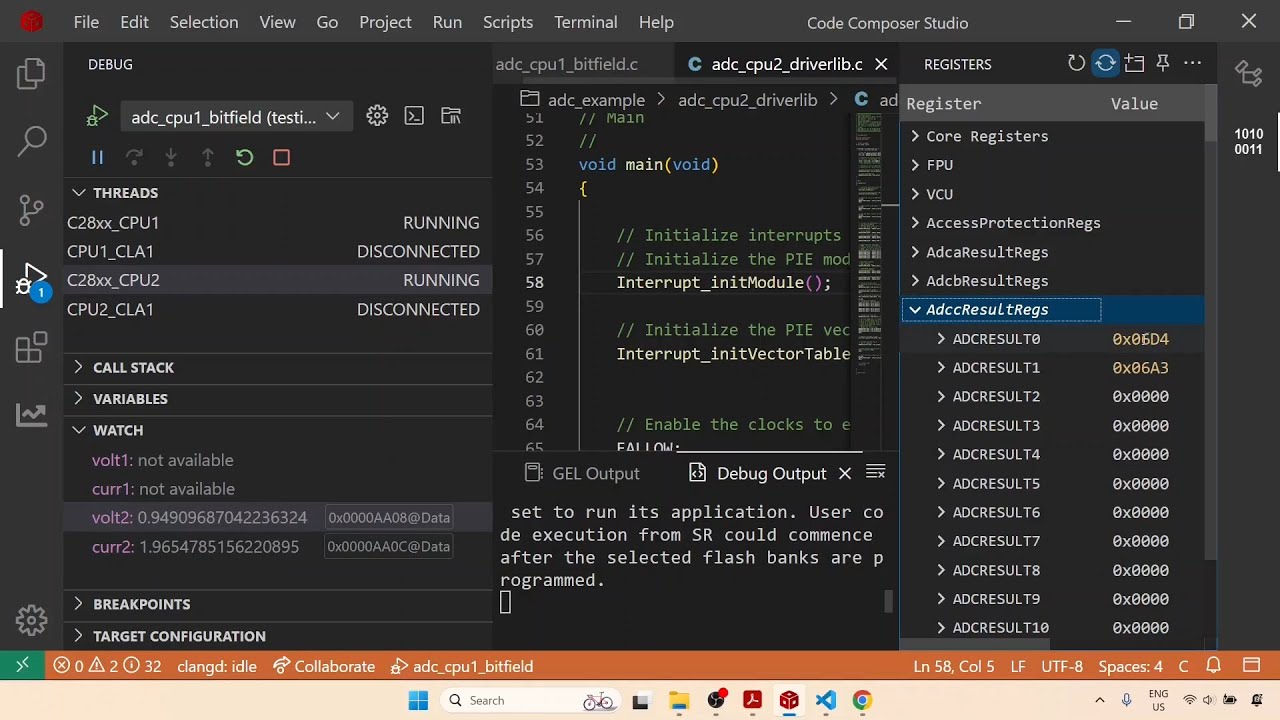 Using the ADC module