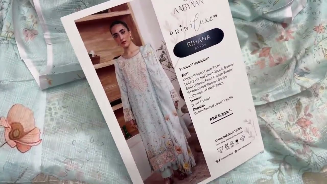 AABYAAN PRINT LUXE 2026 Free Shipping Allover India  🤩🤩 _ 📱WhatsApp No  9958047756