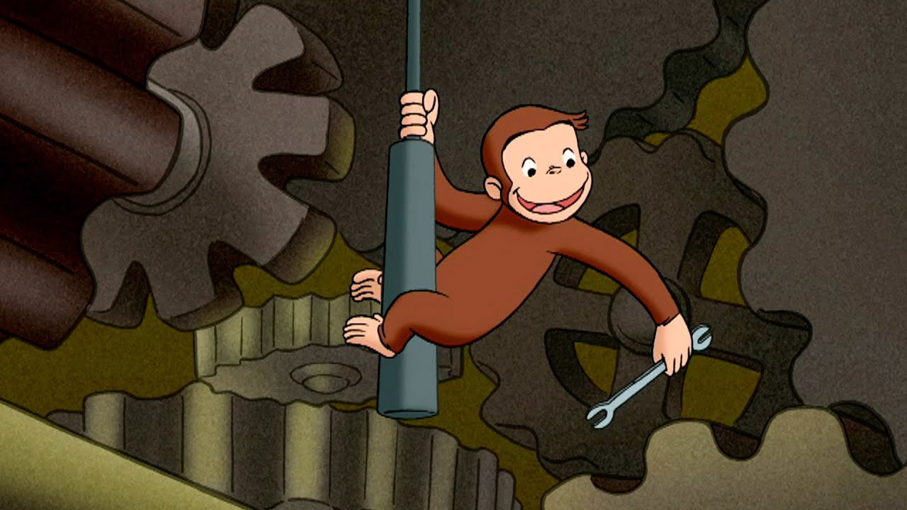 Nicke fixar den stora klockan | Nicke Nyfiken | Tecknad Film för Barn