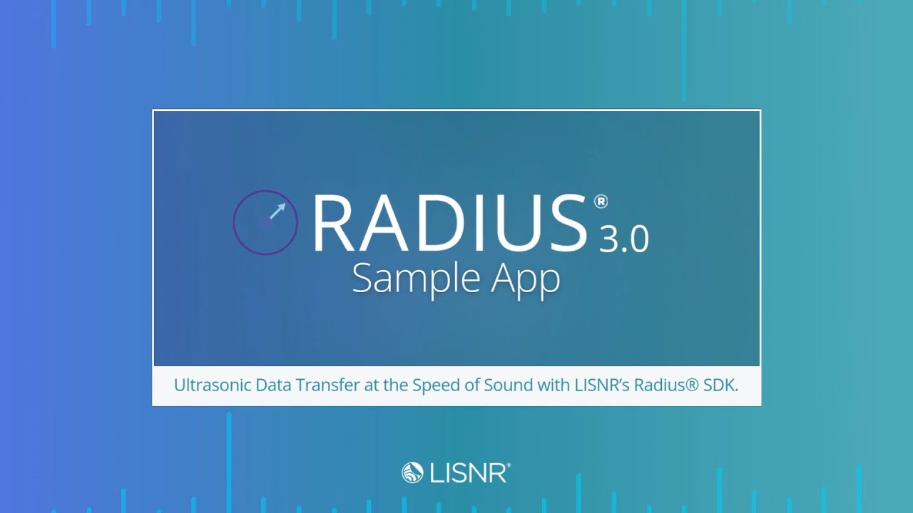 Radius® 3.0 Sample App Overview