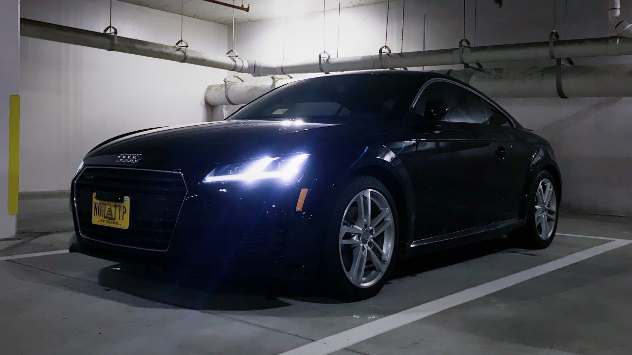 2018 Audi TT Night Review (LED Lighting Technology)