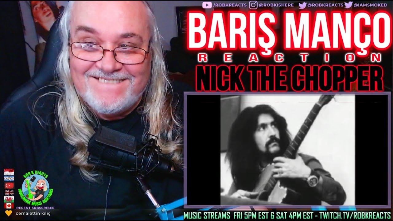Barış Manço Reaction - Nick The Chopper - First Time Hearing - Requested