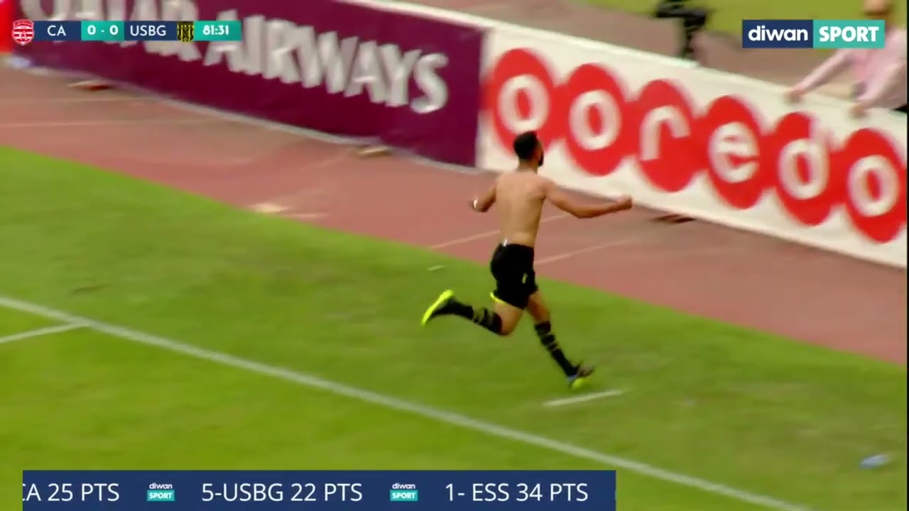 ملخص مباراة النادي الإفريقي وإتحاد بنقردان USBG 1_2 CA