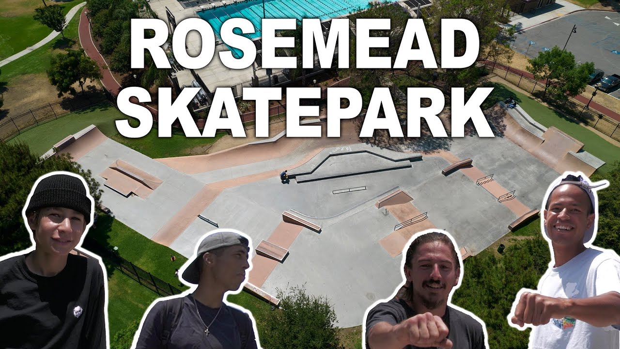 Rosemead Skatepark ft. Filipe Mota, Victor Brooks, Chris Herrera, Wesley Reeves, and Lucas Alves