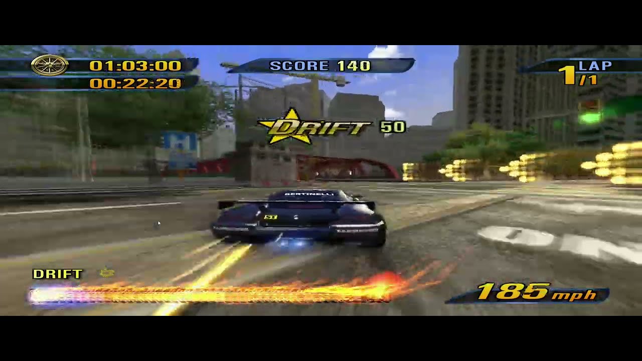 Burnout 3;  the most difficult event /la prueba m&aacute;s dificil
