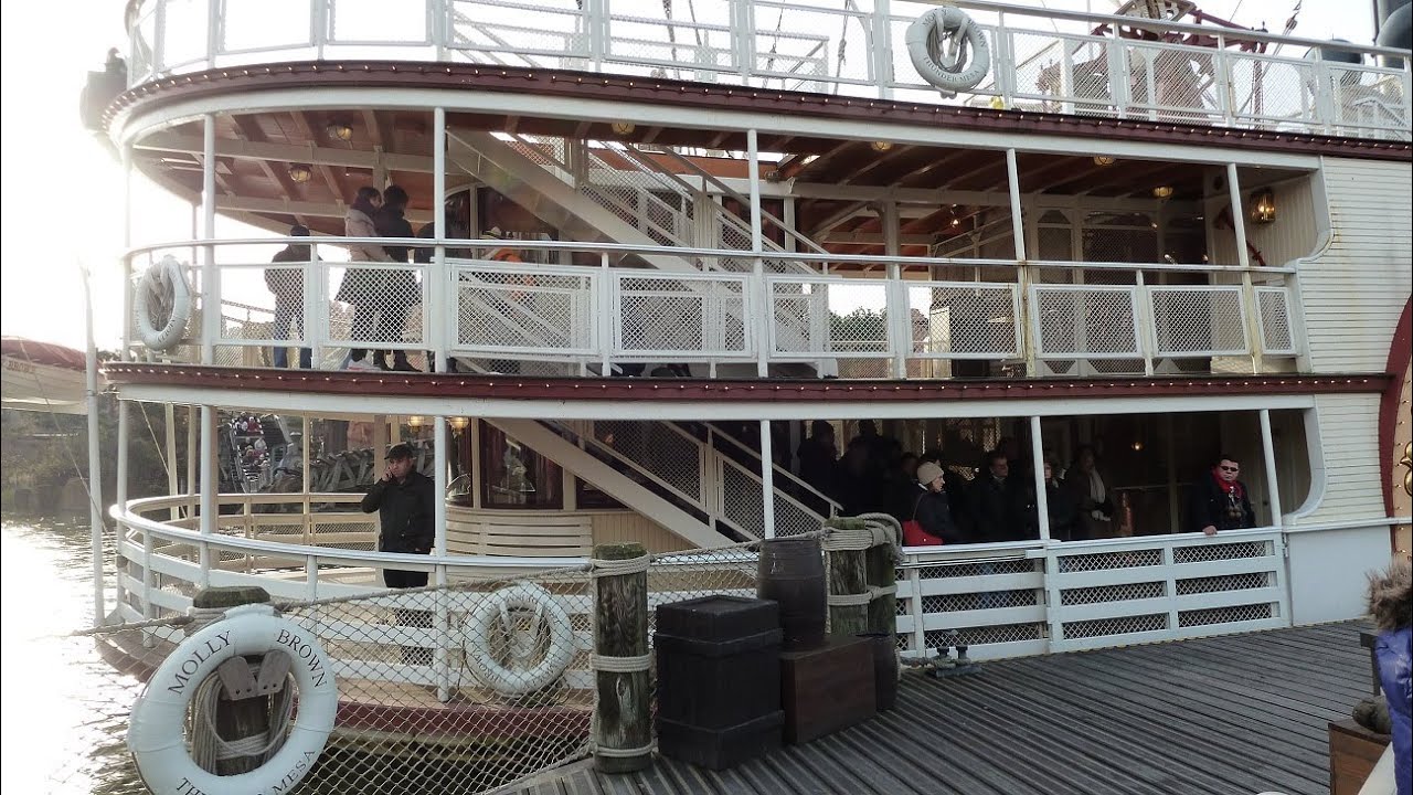 Thunder Mesa Riverboat Landing (complete ride) - Disneyland Paris HD