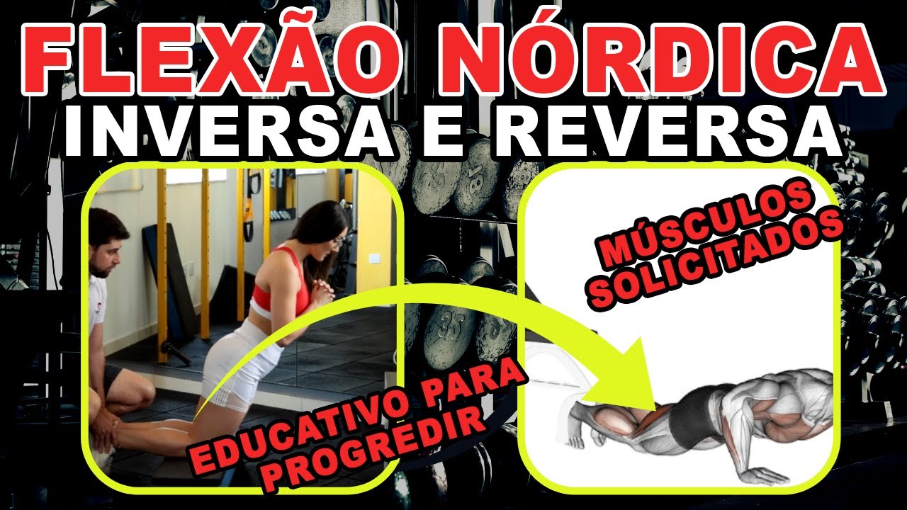 Flexão Nórdica (inversa e reversa): Como fazer e ir progredindo aos poucos!