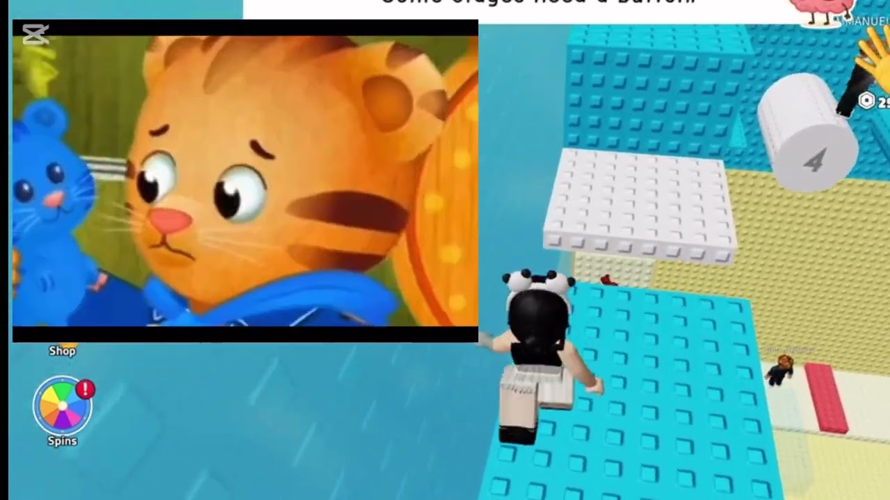 Watching Daniel Tiger clips￼
