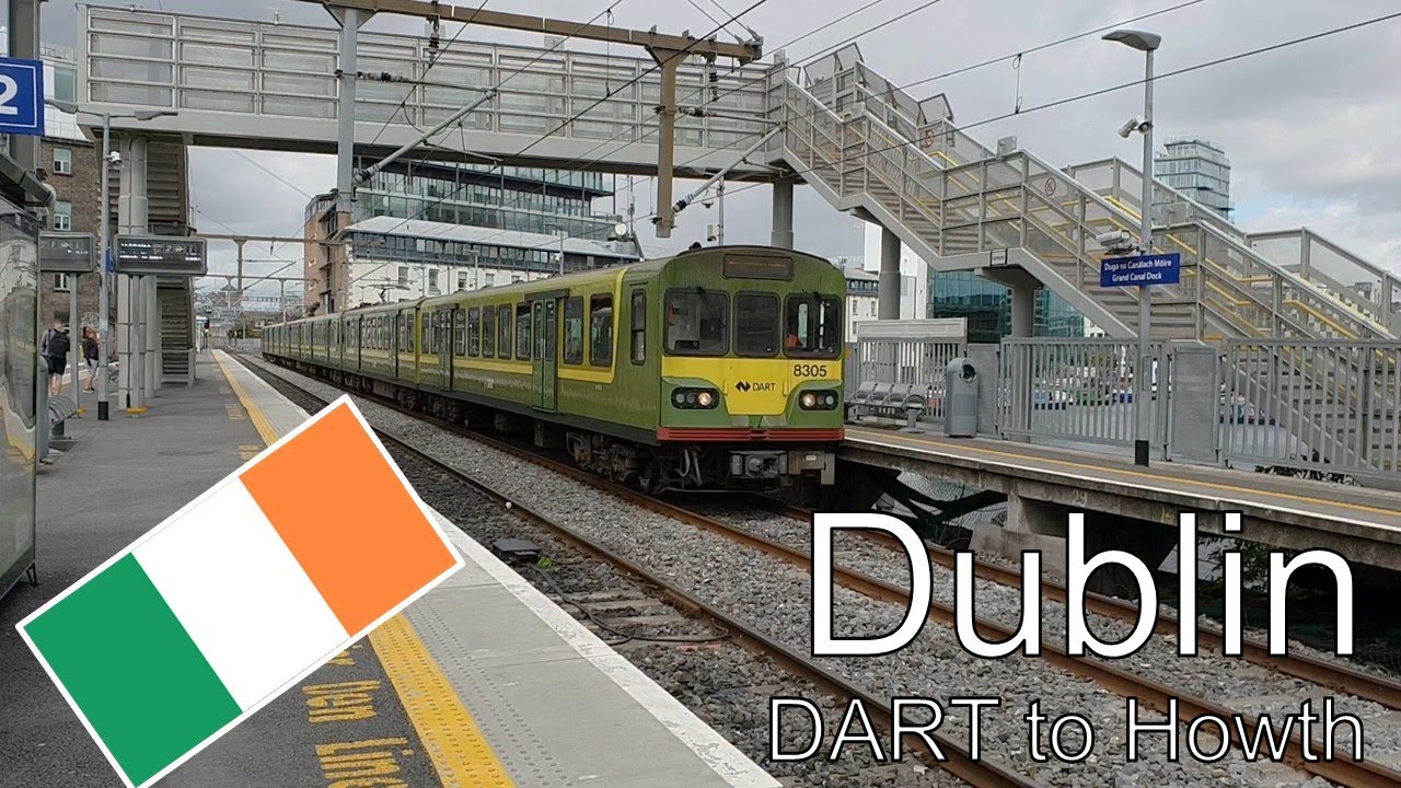 Dublin - With the DART from Grand Canal Dock to Howth