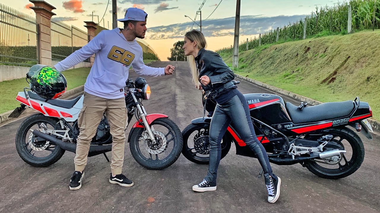 MINHA RD 350 vs A RD 350 DELA ! QUEM LEVOU?