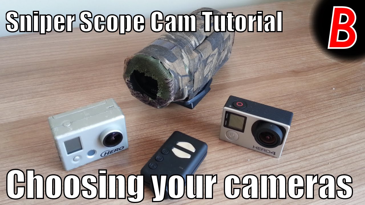 How to make a Sniper Scope Cam video - Choosing your cameras