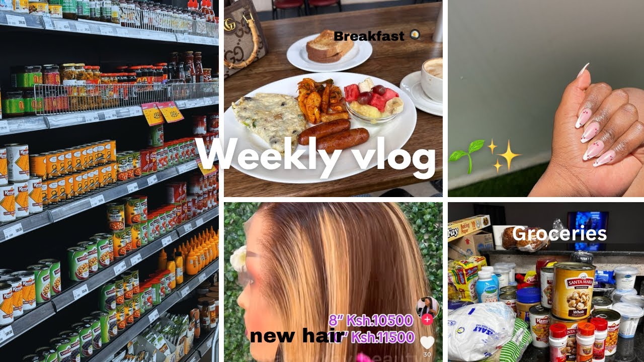 Weekly vlog:Nairobi slo Living|life of an introvert in Kenya|Groceries| cooking|new hair| restock