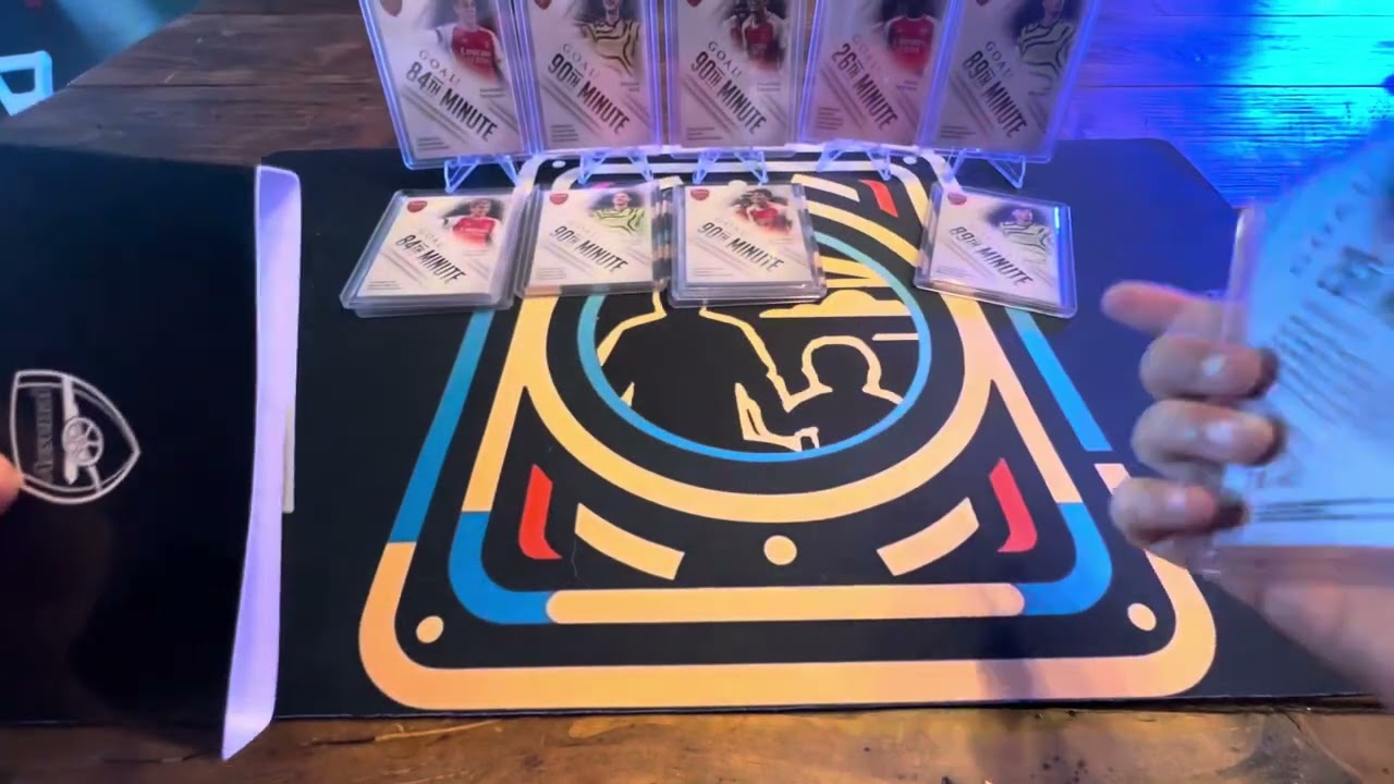 Futera ARSENAL goal! Part 2! Will we complete the whole set? Can we find another 1/1 gold frame?