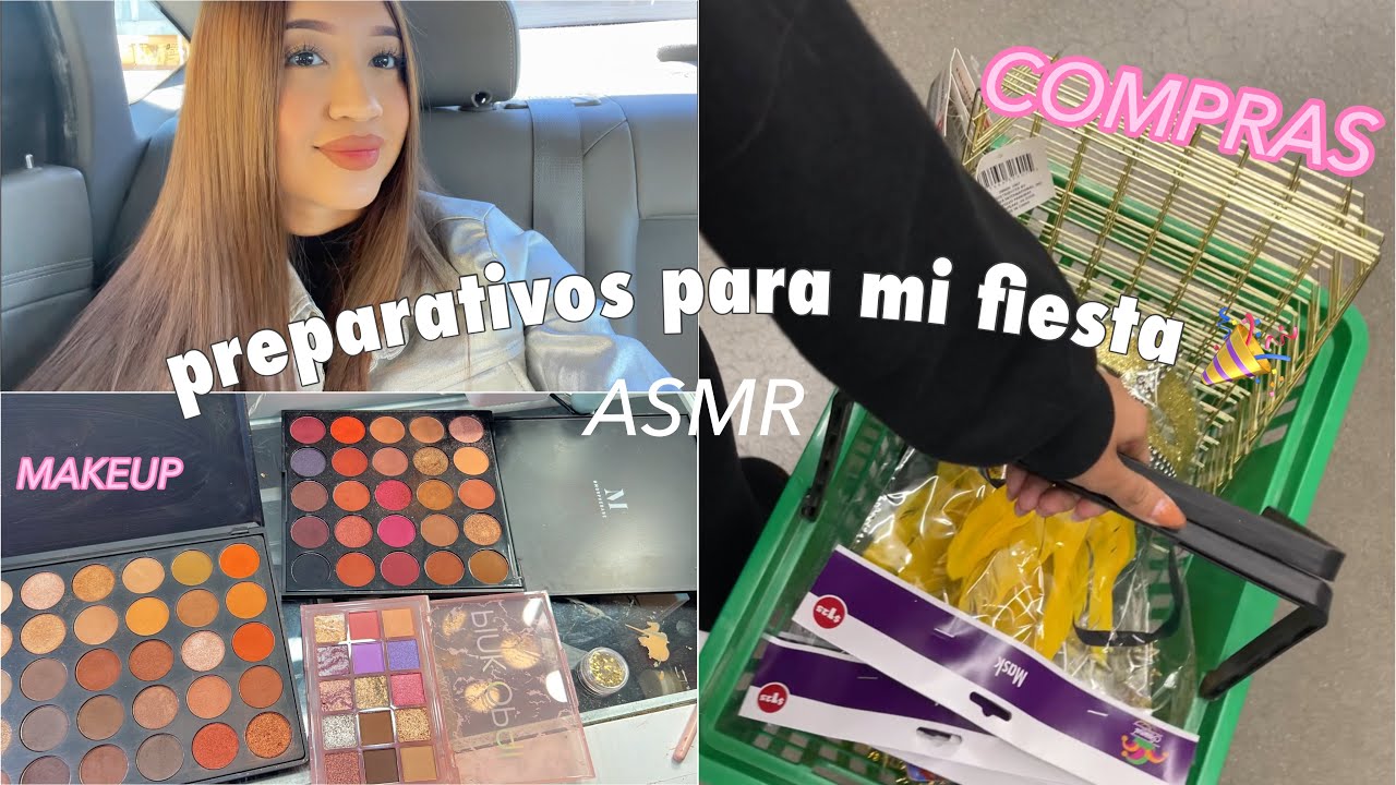 ASMR | Vlog preparativos para mi fiesta de cumpleaños 🎂✨💖