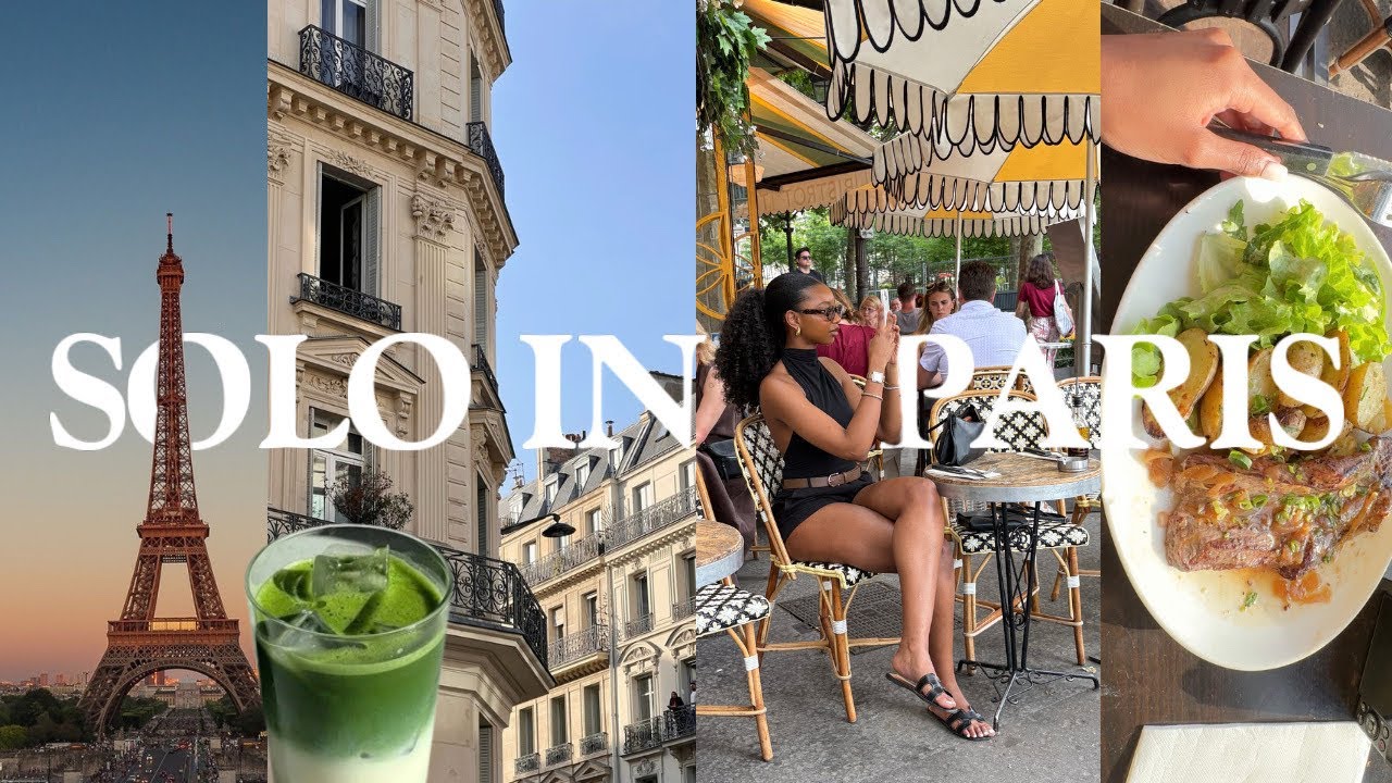 SOLO DATE IN PARIS | exploring flea markets, french cuisine, matcha & chats
