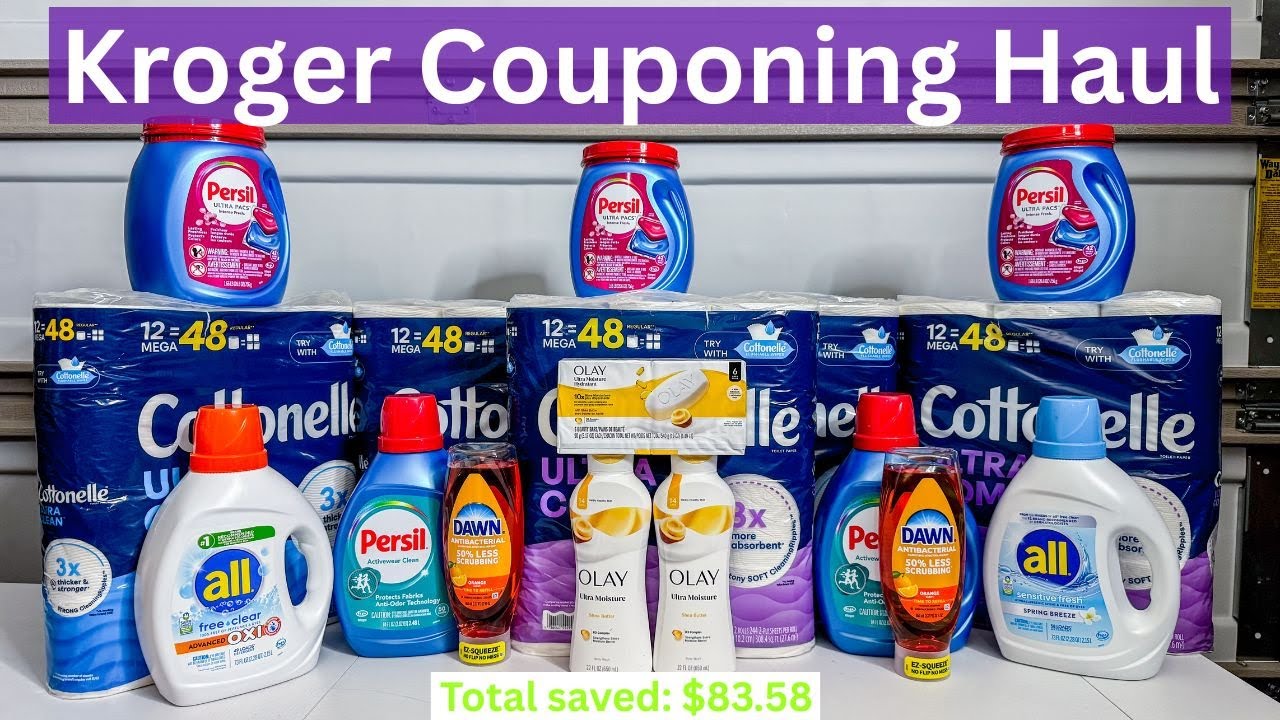 How I SLASH My Household Bill With Kroger Couponing! | $83.58 Saved | Saving With Shaniqua