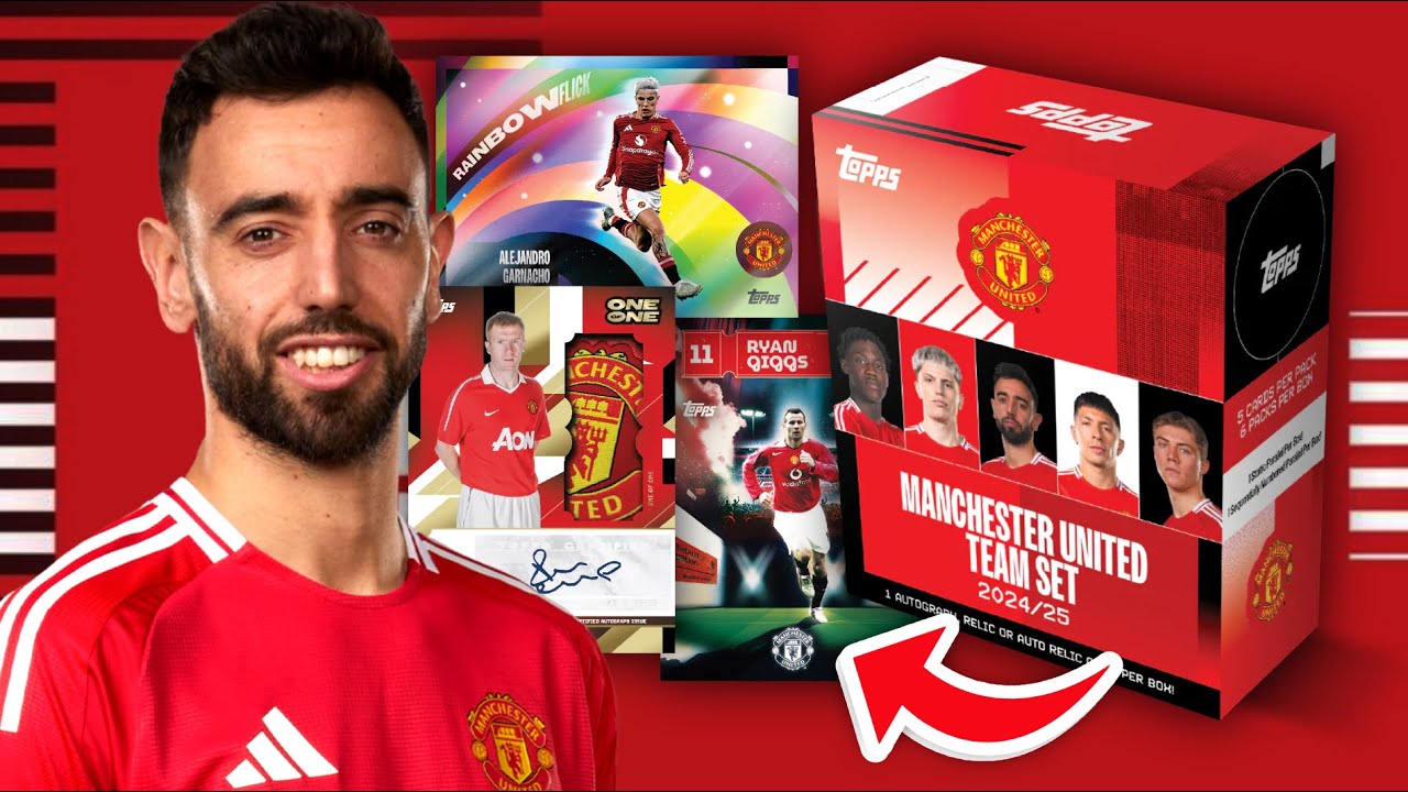 OPENING THE NEW TOPPS MANCHESTER UNITED 24/25 OFFICIAL TEAM SET 👹