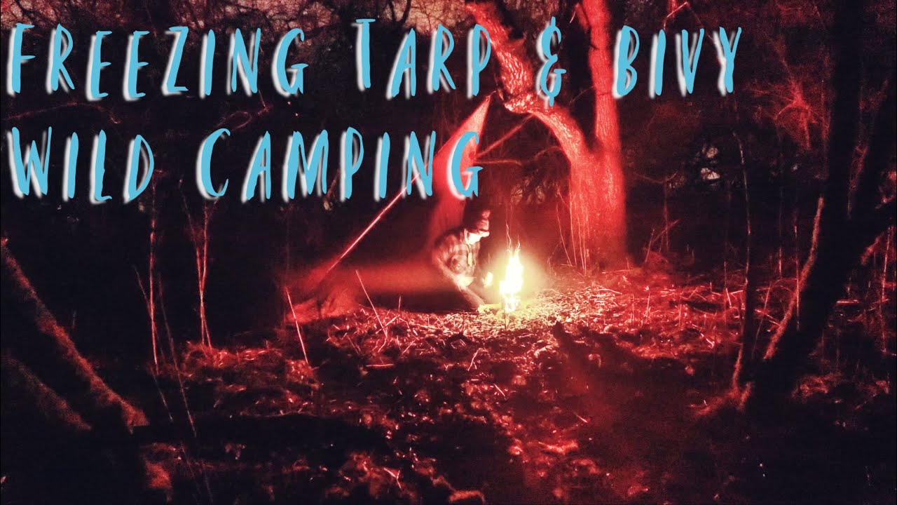 WILD CAMPING UK | BIVY AND TARP CAMPING | FREEZING CONDITIONS
