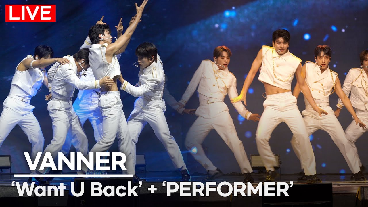 [LIVE] 배너(VANNER) - PERFORMER(퍼포머) + WANT U BACK' 타이틀곡 + 수록곡 무대영상 컴백쇼케이스