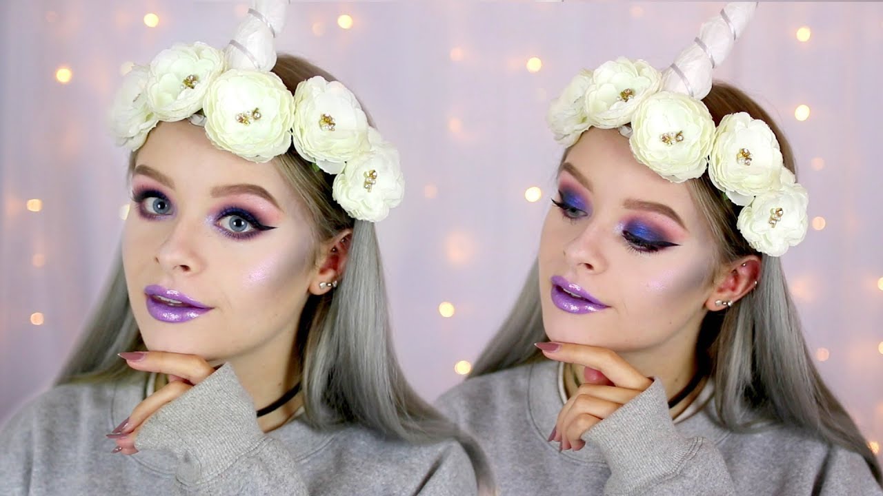 MAKEUP REVOLUTION MIDNIGHT UNICORN HALLOWEEN TUTORIAL