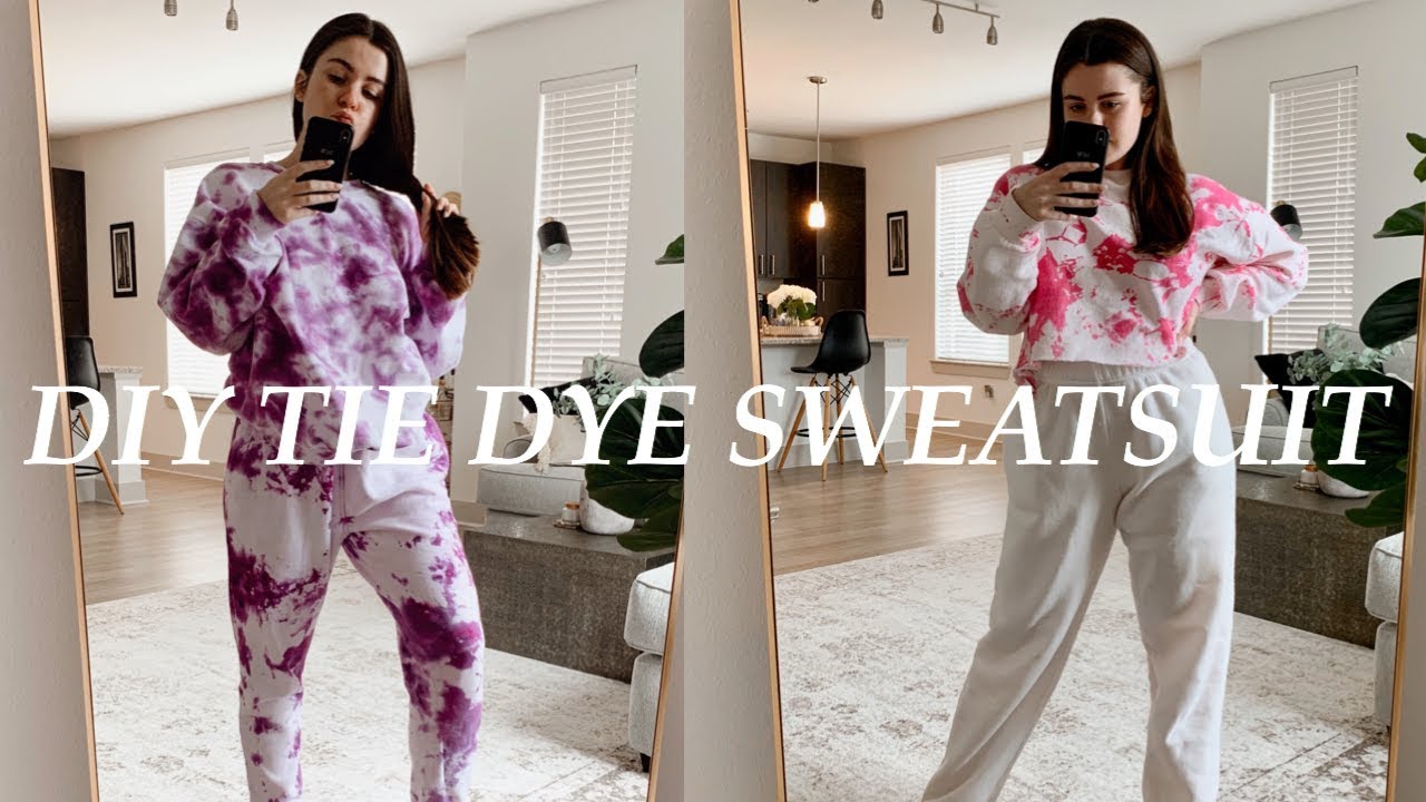 DIY TIE DYE | Sweatsuit, Cotton vs. Polyester, Learn from my Mistakes