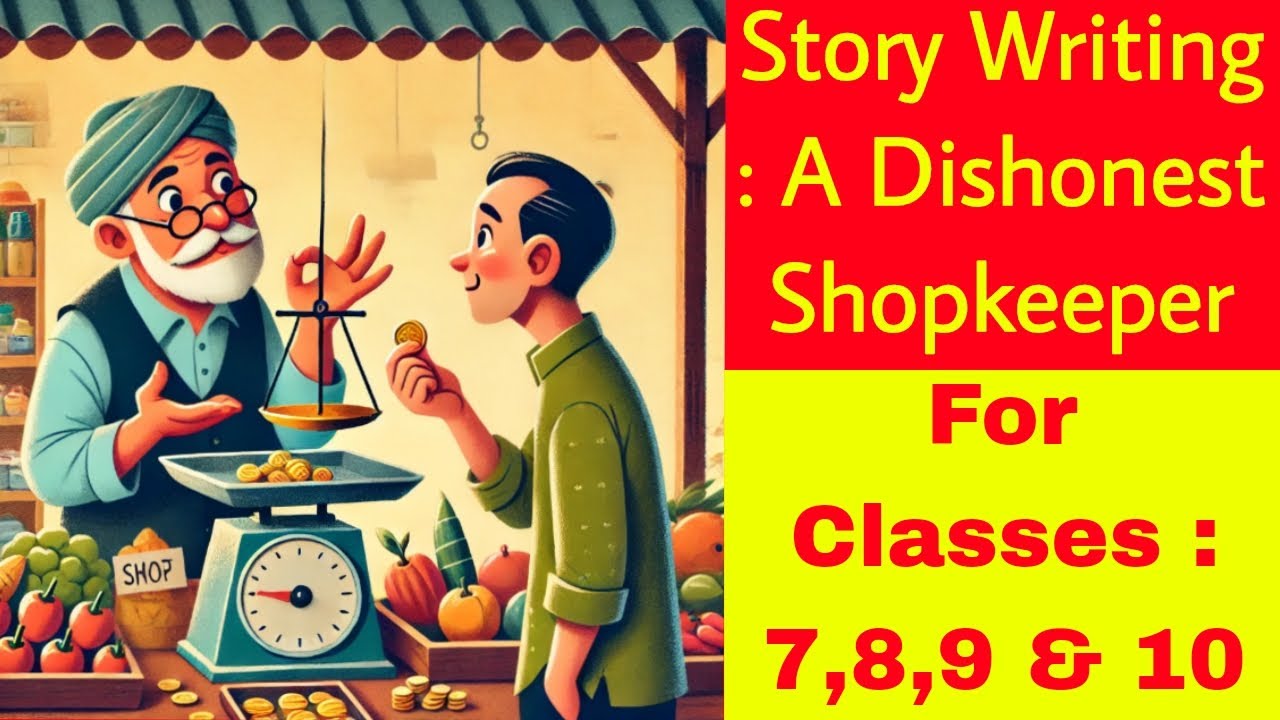 A Deceitful Shopkeeper Story Writing | A Dishonest Shopkeeper Story Writing