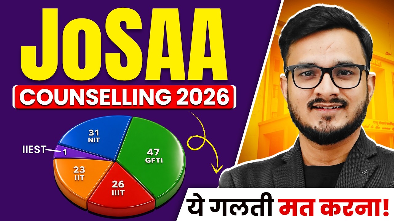 JoSAA Counselling 2026 || Complete Process || Choice Filling