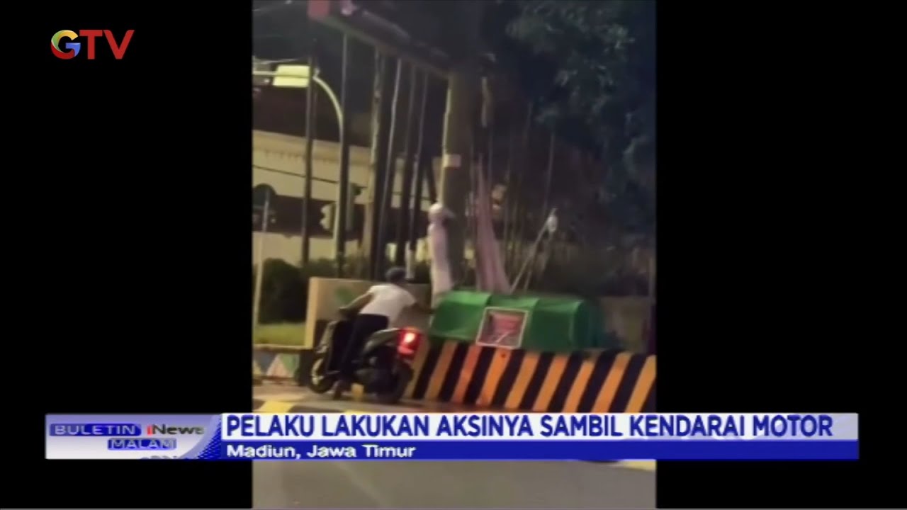 Aksi Pencurian Diorama Pocong di Madiun Viral di Media Sosial, Pelaku Diamankan 