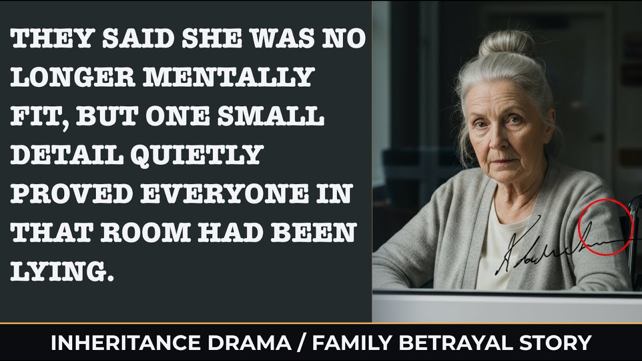 The Nursing Home Said She Was “Unfit” — Then Her Signature Exposed Everything