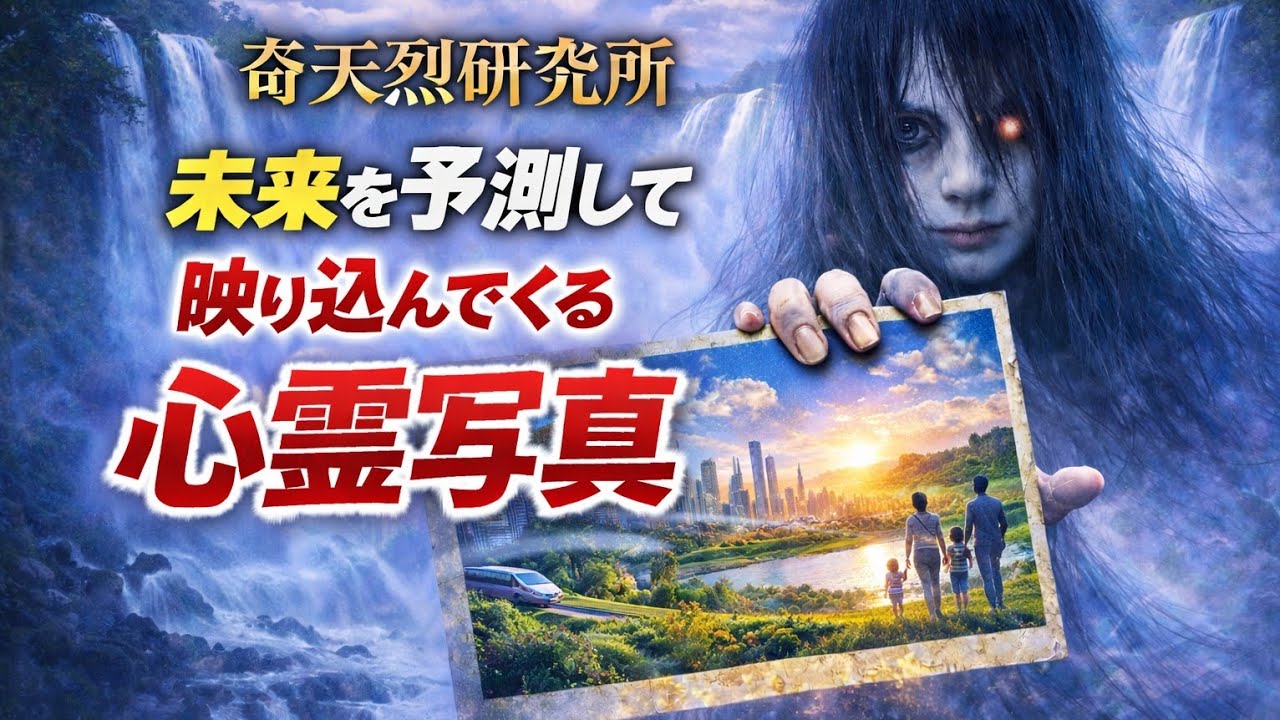 未来を予測して映り込んでくる心霊写真　